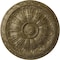 Ekena Millwork Kirke Ceiling Medallion (Fits Canopies up to 3 3/4"), 15 3/4"OD x 5/8"P, Mississippi Mud Crackle CM16KIMMC - alternate 1